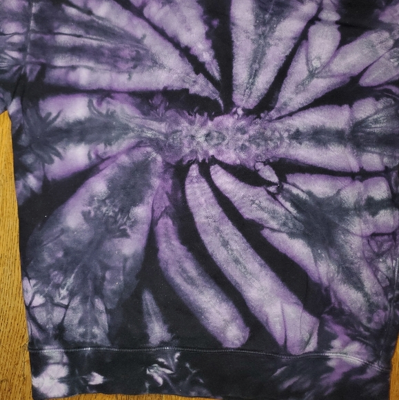 Zine Clothing Purple Tie-Dye Hoodie - Picture 11 of 12